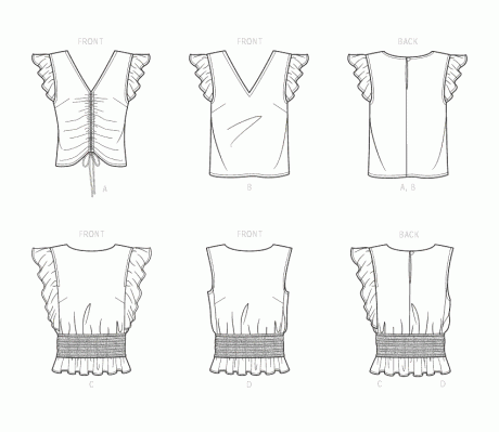 S9605 Misses' Tops - Image 3