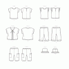 S9616 Babies' Tee-Shirts, Jacket, Pants and Hat