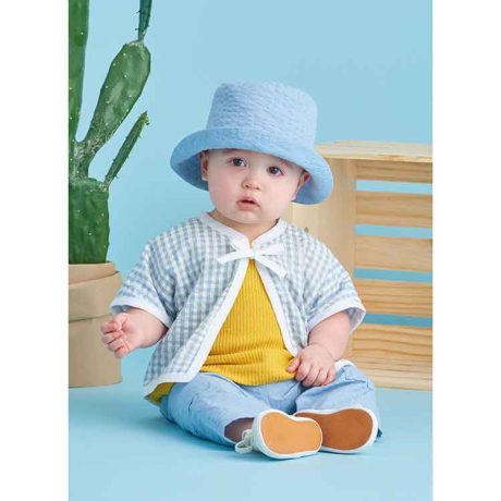S9616 Babies' Tee-Shirts, Jacket, Pants and Hat