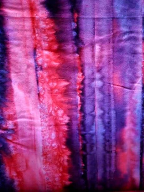 John Louden 100% cotton, batik print (reds, pinks, purple) - Image 2