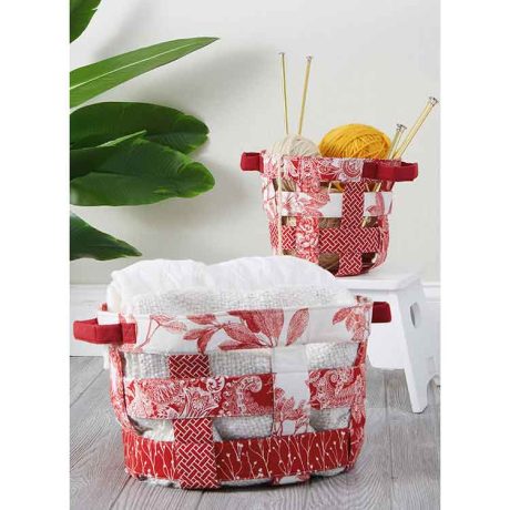 S9623 Fabric Baskets by Carla Reiss Design