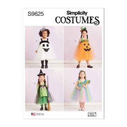 S9625 Toddlers' Tulle Costumes by Andrea Schewe Designs