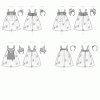 S9625 Toddlers' Tulle Costumes by Andrea Schewe Designs