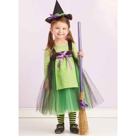 S9625 Toddlers' Tulle Costumes by Andrea Schewe Designs