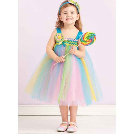 S9625 Toddlers' Tulle Costumes by Andrea Schewe Designs