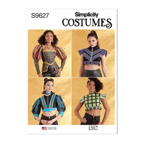 S9627 Misses' Costume Tops by Andrea Schewe Designs