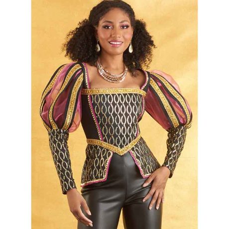 S9627 Misses' Costume Tops by Andrea Schewe Designs