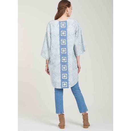 S9633 Misses' Crochet and Sew Top, Jacket and Bag