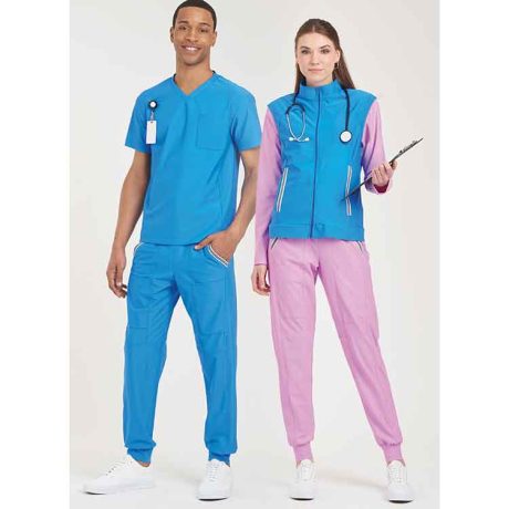 S9650 Unisex Knit Scrubs