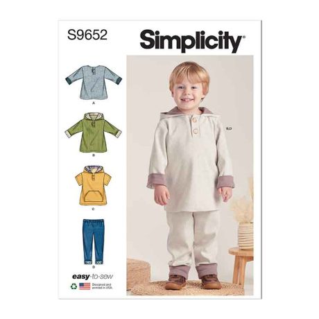 S9652 Toddlers' Tops and Pants