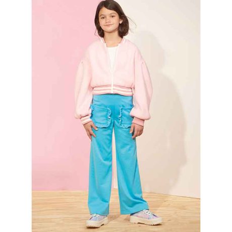 S9654 Children's and Girls' Jacket, Pants and Skirt