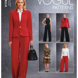 V1741 Misses' Jacket, Top, Dress, Pants and Jumpsuit