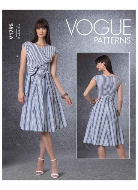 V1795 Misses' Dress