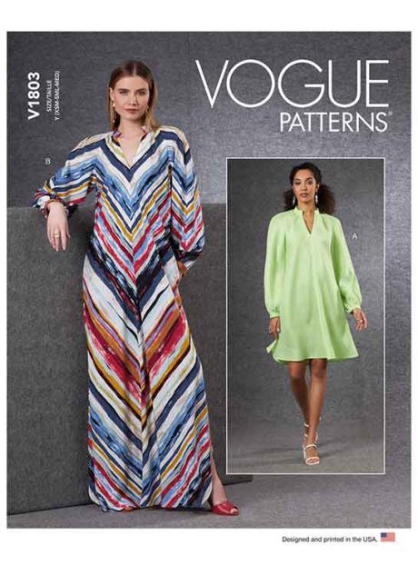 V1803 Misses' Dresses