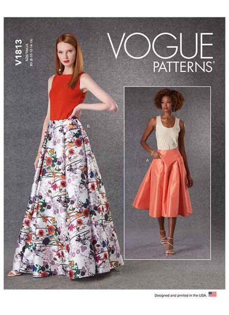 V1813 Misses' Skirts
