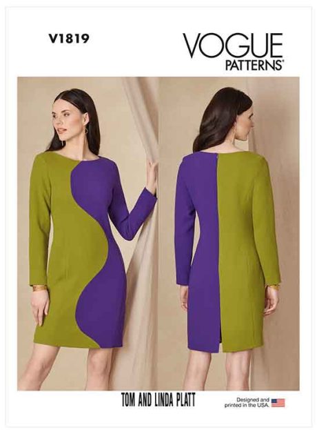 V1819 Misses' Dress