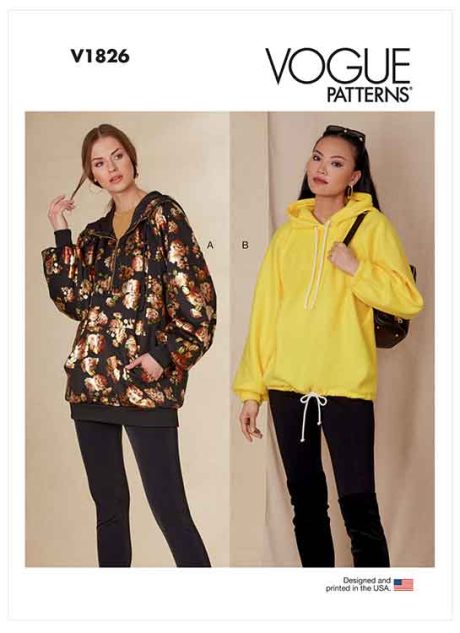 V1826 Misses' Sweatshirts
