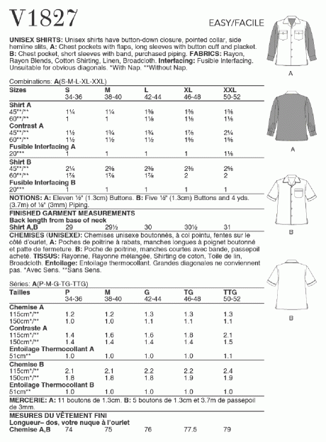 V1827 Unisex Shirts - Image 2