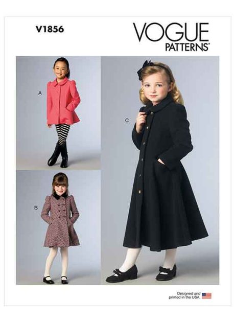 V1856 Children's and Girls' Jacket and Coat