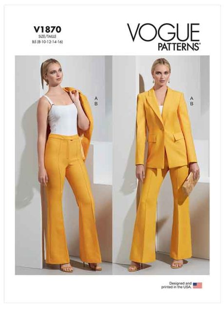 V1870 Misses' Jacket and Pants
