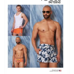 V1897 Men's Swimsuits and Tank Top