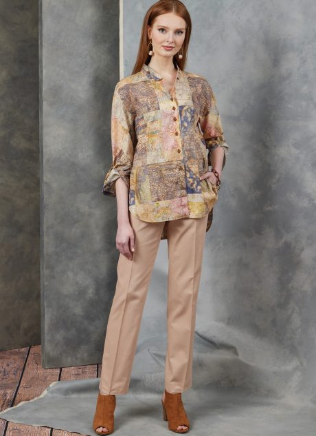 V1899 Misses' Shirts by Marcy Tilton
