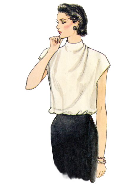 V1902 Misses' Blouse