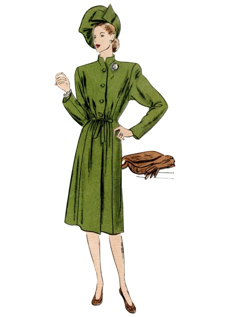 V1903 Misses' Coat