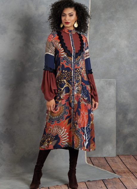 V1904A Misses' Dress and Tunic by Sandra Betzina