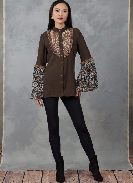 V1904A Misses' Dress and Tunic by Sandra Betzina