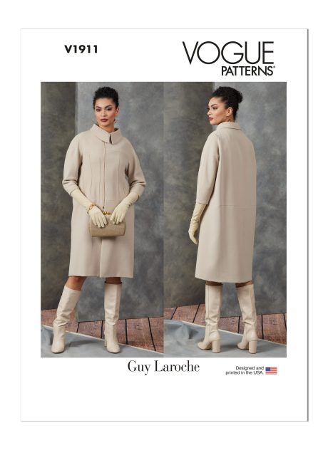 V1911 Misses' Coat by Guy Laroche