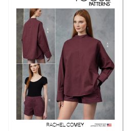 V1912 Misses' Top and Shorts by Rachel Comey