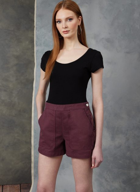 V1912 Misses' Top and Shorts by Rachel Comey