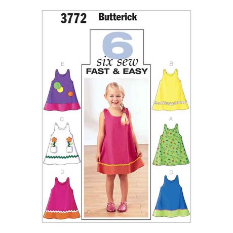 B3772 Toddlers' & Children's Dress