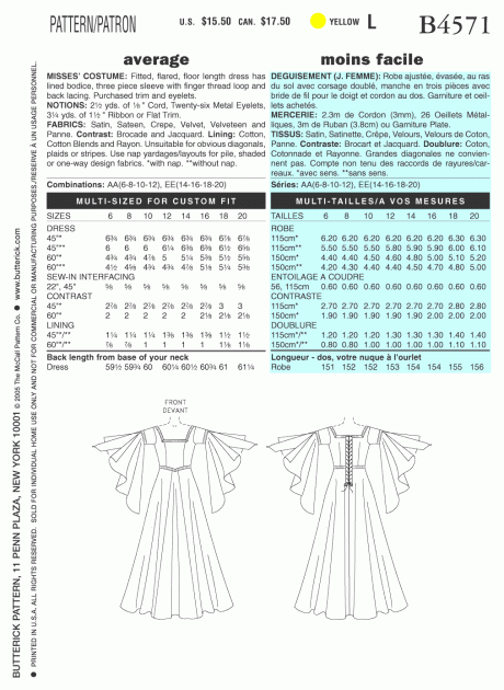 B4571 Misses' Costume - Image 2