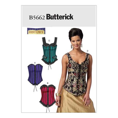 B5662 Misses' Corsets
