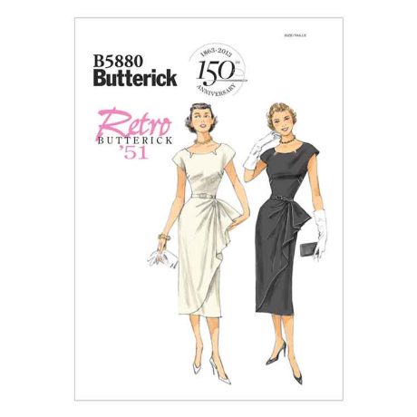 B5880 Misses'/Misses' Petite Dress and Belt