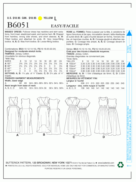 B6051 Misses' Dress - Image 2