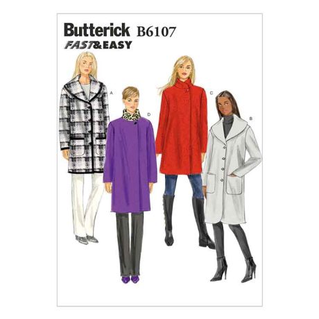 B6107 Misses' Coat