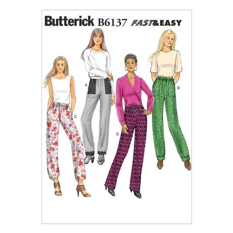 B6137 Misses' Pants