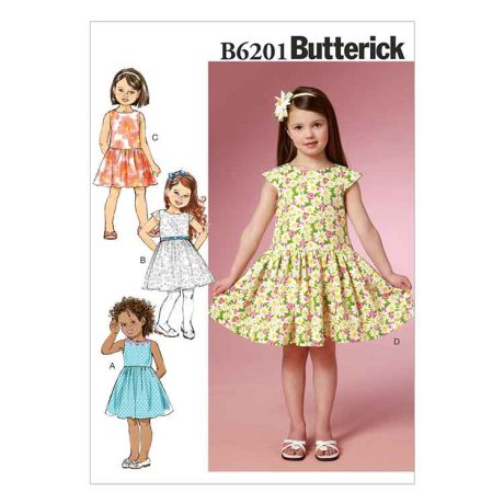 B6201 Children's/Girls' Dress