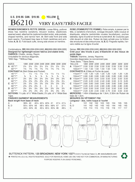 B6210 Women's/Women's Petite Dress - Image 2