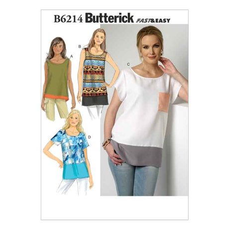 B6214 Misses' Top