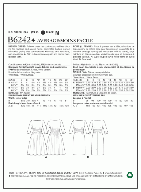 B6242 Misses' Dress - Image 2