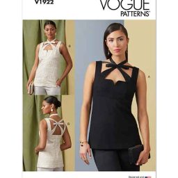 V1922 Misses' Sleeveless Top