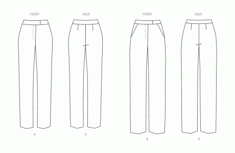 B6910 Misses' Contour Band Pants by Palmer/Pletsch