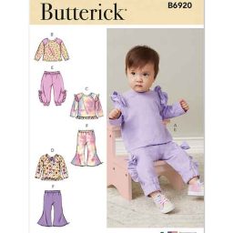 B6920 Infants' Knit Top and Pants