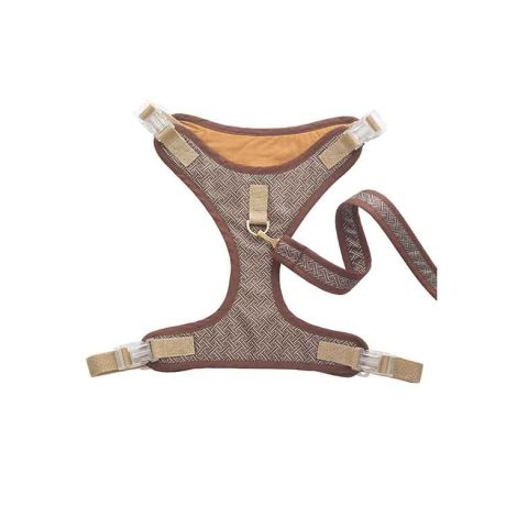 S9664 Dog Harness in Sizes S-M-L and Leash with Trim Options