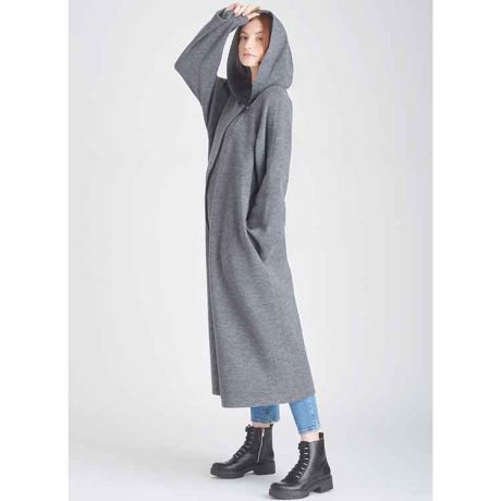 S9684 Misses' Hooded Coats and Jacket with Length Variations