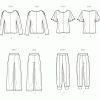 S9690 Misses' Tops and Pull-On Pants